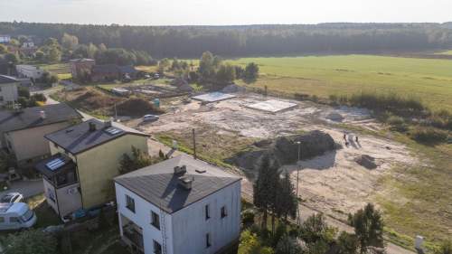 Działka budowlana Strzebiń 548m2 Woda kanalizacja