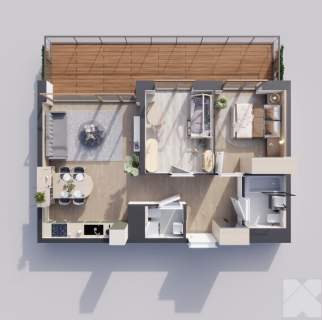 Sunrise Park Mieszkanie nr 2.9 2 pokoje 56,26 m2 balkon