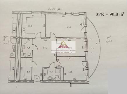 Mieszkanie na sprzedaż, 90 m2, Lublin