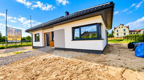 Nowoczesny dom parterowy 103 m - KĘTY Małopolska