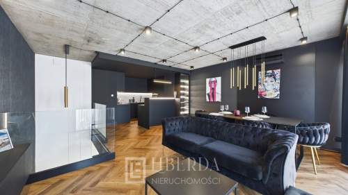Dwupoziomowy apartament - 2 balkony - taras na dachu