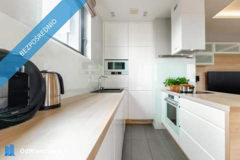 Jasny apartament 70m , 2 sypialnie, balkon i parking na Ochocie