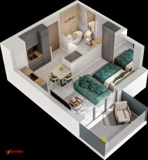 Nowa Kawalerka / Nowoczesna inwestycja/Balkon