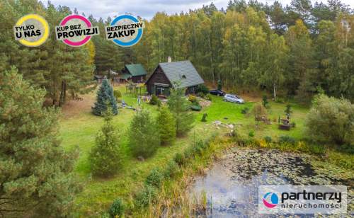 1,1 ha ze stawem, lasem i domem