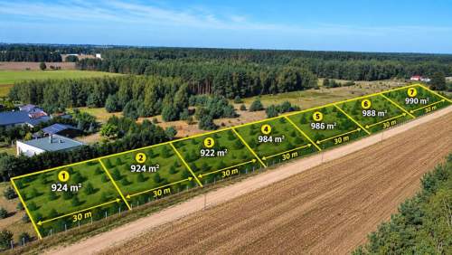 Działka na sprzedaż, 988 m2, Gniezno