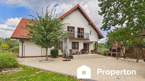 Dom 145m2 Salon z kuchnią i jadalnią 5 sypialni Sierakowice Lewe