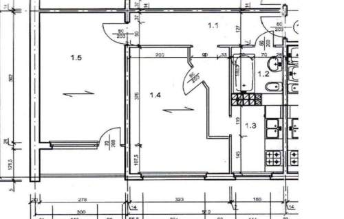 2-pokoje 43,7 m loggia Os. Piastowskie