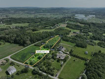 Działka z panoramą Pogórza