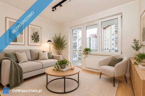 Ustawne mieszkanie 2-pokojowe z ODDZIELNĄ kuchnią duży balkon...