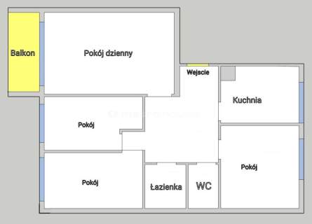Na sprzedaż 4 pokojowe mieszkanie na Górnej