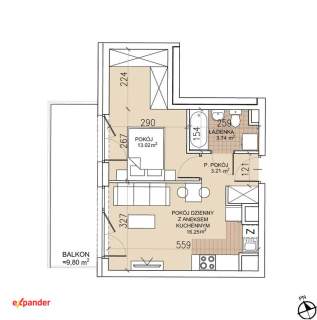 Nowe 2 pokoje / Nowoczesna inwestycja/Balkon 10mkw