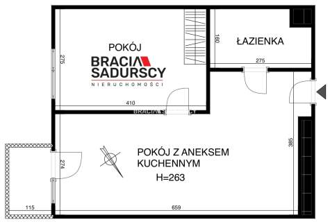 Nowoczesne 2 pokoje na Zabociu