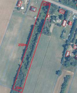 Działka rolno-budowlana 1,52 ha Dąbrowa gm. Ludwin