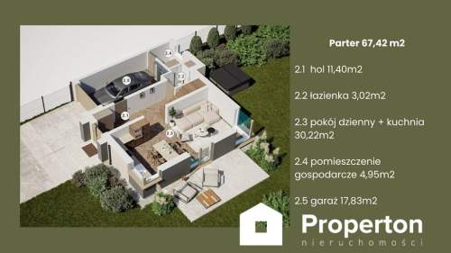 Nowy dom 127 m z ogrodem blisko Krakowa