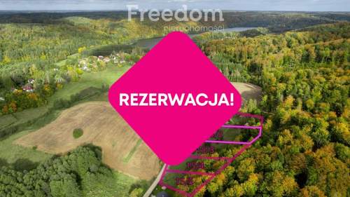 Działka przy lesie   sasiedztwo dwóch jezior 