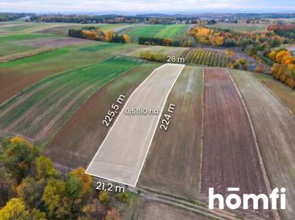 Działki rolne 2,16 ha Zarogów gmina Miechów