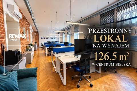 Przestronny lokal 126,5m w centrum Bielska