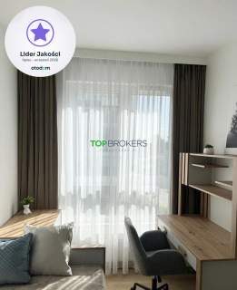 Salon z aneksem i 2 pokoje, balkon, garaż