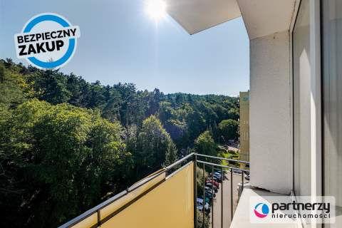 Balkon od południa Widok na las Dwustronne
