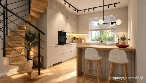 ETAP 2 90 m poddasze 40 m Duży ogródek