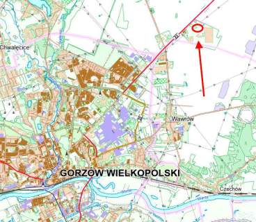 2,78 ha pod Inwestycję Różanki k. Gorzowa hale
