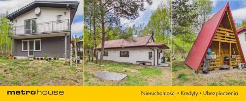 2 domy 168 m domek las na działce 6,73 ha 
