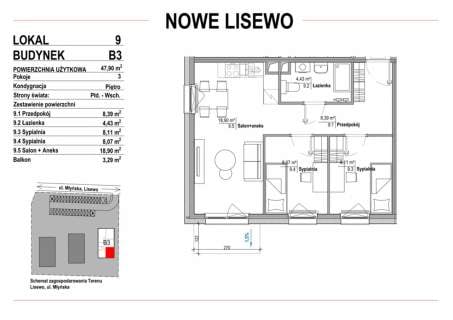Nowe mieszkanie w Lisewie