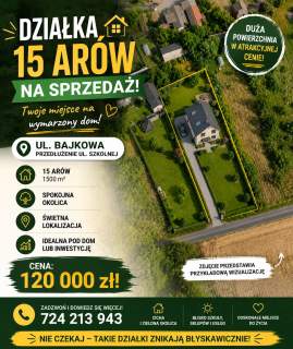 Działka budowlana w Połupinie