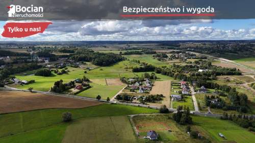 Płaska Działka Budowlana -Lniska