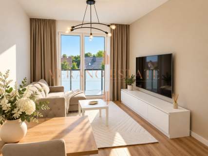 Nowoczesne 41 m Wysoki standard Balkon Garaż podziemny 
