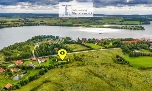 Działka Mazury koło Mikołajek z koncepcją 15 domów