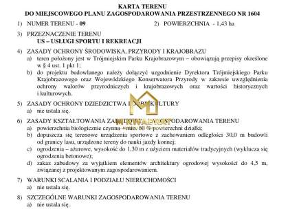 Działka jakich mało Gdynia Bernadowo wśród lasów