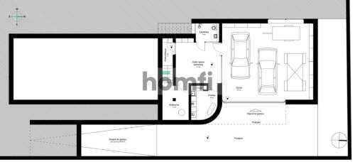 Nowoczesny design z betonu 2 tarasy 248 m2