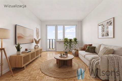 Mokotów/Stegny/43,8m2/2-3pokoje/loggia/