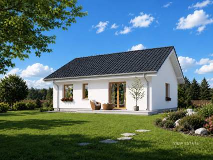 Dom parterowy 68 m2 własna działka przy lesie