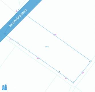Działka z wz 30x95m