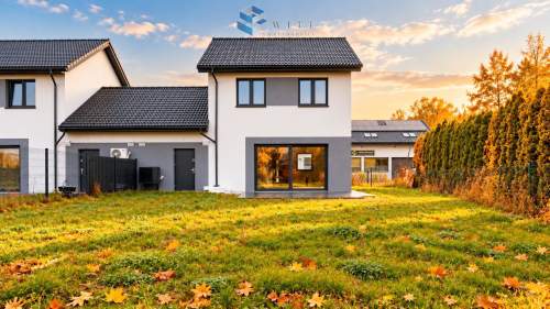 Nowy dom z garażem i ogrodem 105,77 m
