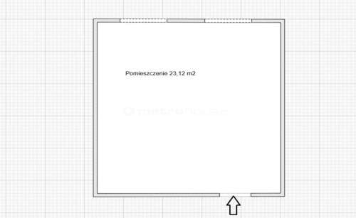 Lokal na wynajem 1 piętro 23,12 m2 - centrum