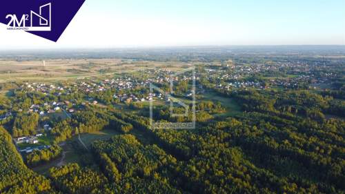Stobierna 24,46 ar Dookoła las