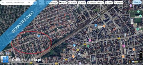 ZĄBKI, JPII działka budowlana z KW, 320 m2