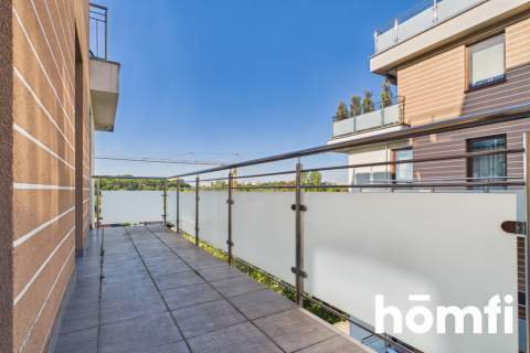 Duża strefa dzienna Balkon dostępny z 3 pokoi