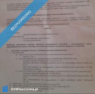 Gwarancja budowy bonus Działka budowlana prąd, woda, ś