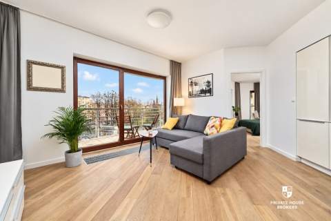 3 POKOJE PRZY WYSPIE SŁODOWEJ PARKING, BALKON