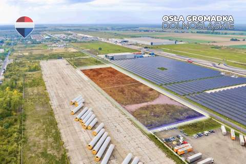 Działka inwestycyjna z PnB przy A4 23.812 m 