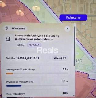 ATRAKCYNJNY GRUNT DZIAŁKA BUDOWLANA BIELANY