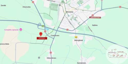 Działka budowlana MPZP Białężyce, k. Wrześni