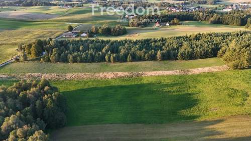 2 działki budowlane wz widok na las