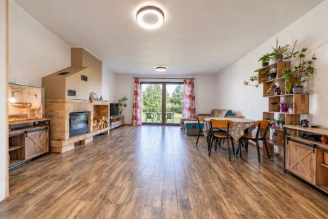 Jedyny bungalow w Tuchomiu Kominek, duży ogród
