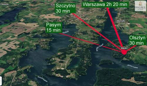 Działka rekreacyjna z dostępem do Jeziora Kalwa