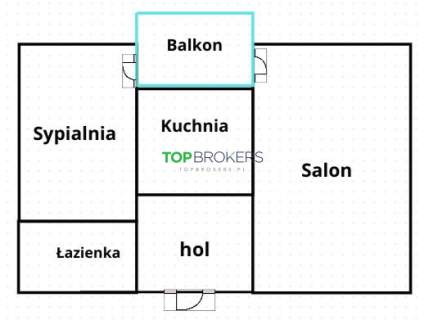 Gotowe 2 pokoje z osobną kuchnią, balkon, garaż